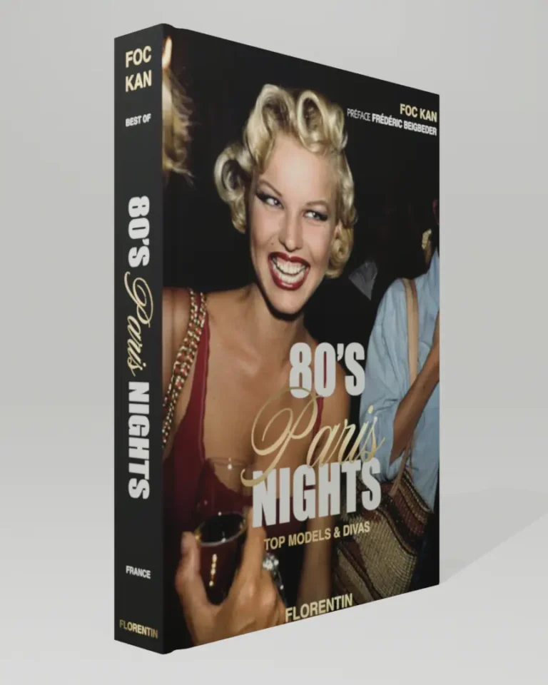Livre de photographie de soirée 80's Paris night par Foc Kan, Éditions Florentin.